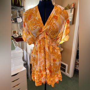 Yellow lightweight dress